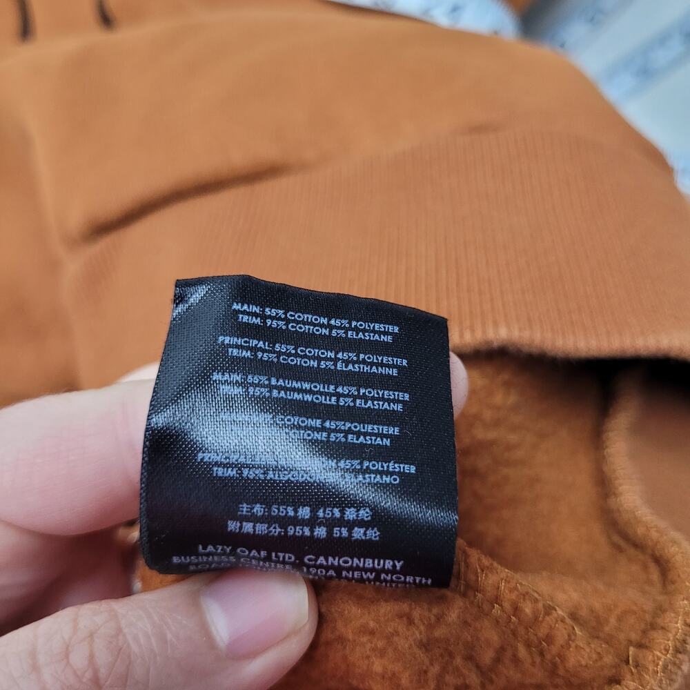 Lazy Oaf Squish Face Layer Crew Sweater Pullover … - image 7